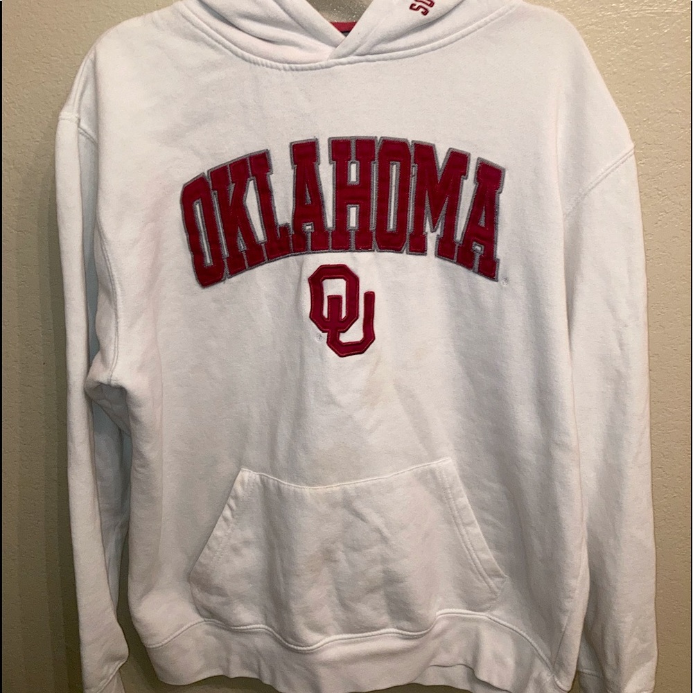White Oklahoma Sooners Hoodie